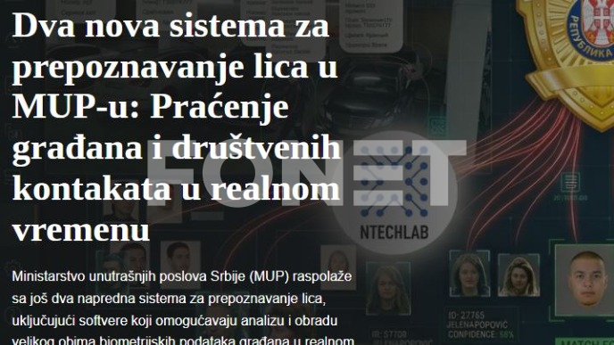 Dva softvera za prepoznavanje